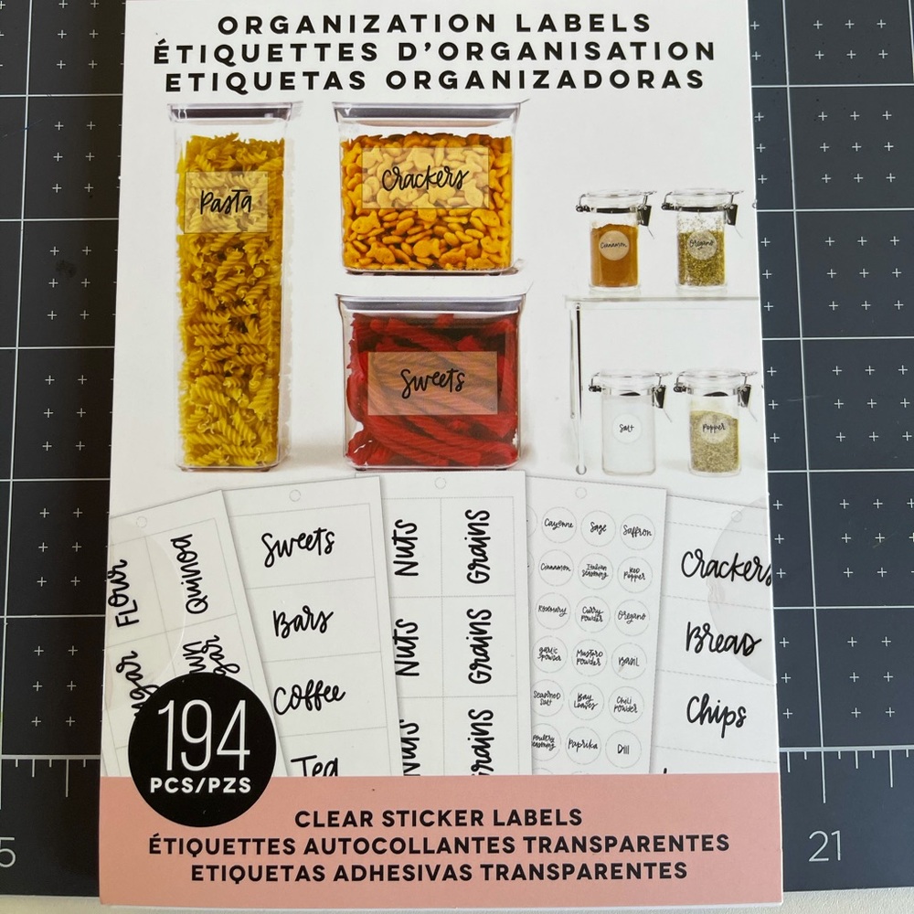 COPY - Pantry - Organization Labels
